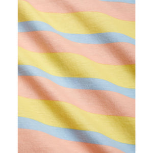 Mini rodini - Pastel stripe t-shirt in yellow, pink and blue