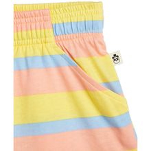 Load image into Gallery viewer, Mini Rodini - Pastel Stripe Shorts in yellow, pink and blue
