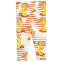 Load image into Gallery viewer, Mini Rodini - Unicorn Seahorse Print Baby Leggings in red and Yellow
