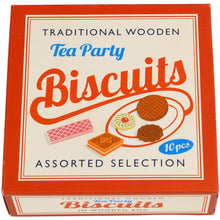 Load image into Gallery viewer, Traditional Wooden Tea Party Biscuits
