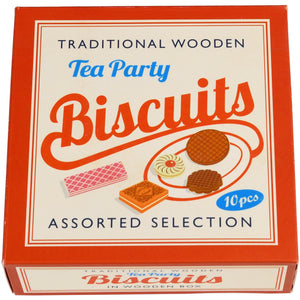 Traditional Wooden Tea Party Biscuits