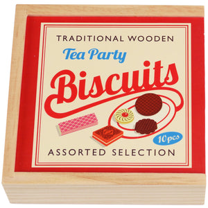 Traditional Wooden Tea Party Biscuits