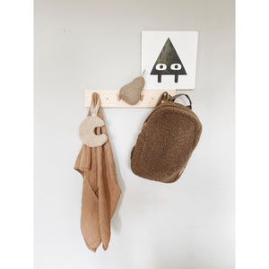 Studio Noos brown teddy mini backpack | Dear Jude
