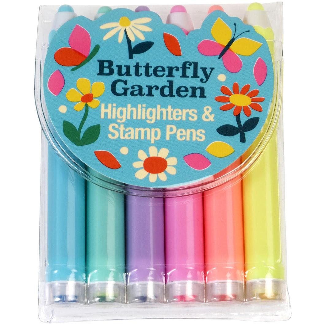 Butterfly Garden Highlighters and Stamp Pens