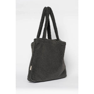 Studio Noos dark grey teddy mom bag / stroller bag