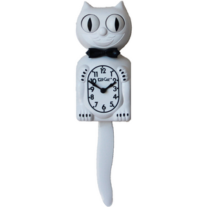Kit-Cat Klock Classic Clock - White