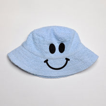 Load image into Gallery viewer, Kirsty Fate - Happy/Sad Bucket Hat in Ice Blue
