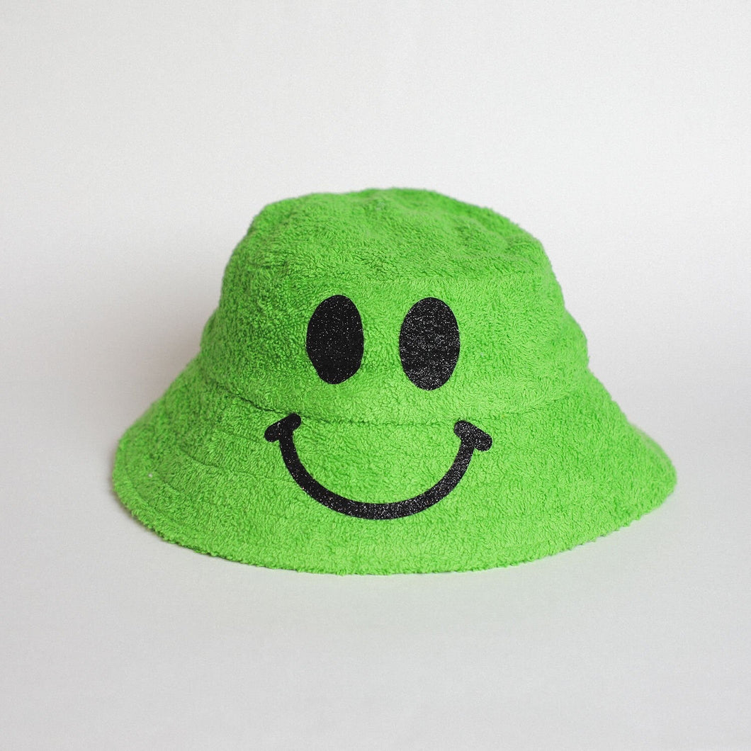 Kirsty Fate - Happy/Sad Bucket Hat in Green