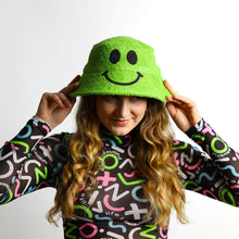 Load image into Gallery viewer, Kirsty Fate - Happy/Sad Bucket Hat in Green
