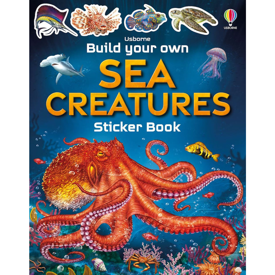 Build Your Own Sea Creatures Sticker Book