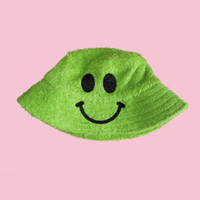 Load image into Gallery viewer, Kirsty Fate - Happy/Sad Bucket Hat in Green
