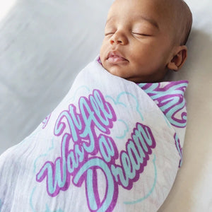 The Little Homie - It was all a dream muslin swaddle