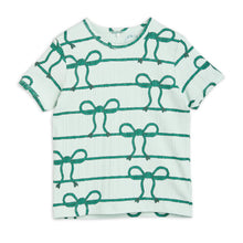 Load image into Gallery viewer, Mini Rodini - Pale green t-shirt with all over darker green rope print
