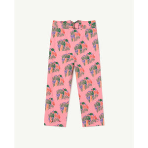 The Animals Observatory - Pink Trousers with all over forest print