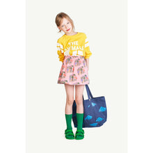 Load image into Gallery viewer, The Animals Observatory - Pink skirt with illustrated forest print and elasticated waist
