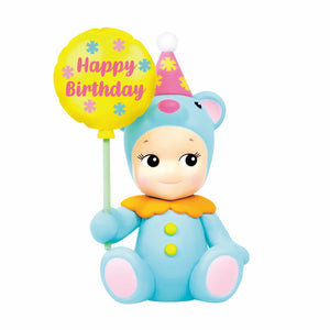 Sonny Angel - Birthday Bear | Sonny Angels are sweet little angels who each wear different headgear. This Birthday series makes the perfect small gift for those little loved ones in your life. Standing at 8cm high, these cute angel dolls can be placed anywhere in the home and will bring joy to both children and adults alike. This collection contains 6 different birthday bears plus one mystery figure. Which one will you get? All Sonny Angels are packaged in blind boxes so you won't know which character is in