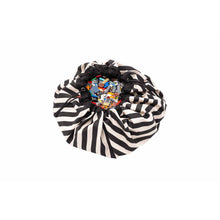 Load image into Gallery viewer, Play and Go toy 2 in 1 toy storage bag and playmat in cactus print or stripe design.
