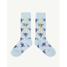 Load image into Gallery viewer, The Animals Observatory - Pale Blue Bird Socks
