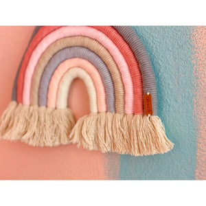 Ali + Oli - Macrame Wall Decor Rainbow (Ice Cream)