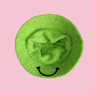 Kirsty Fate - Happy/Sad Bucket Hat in Green